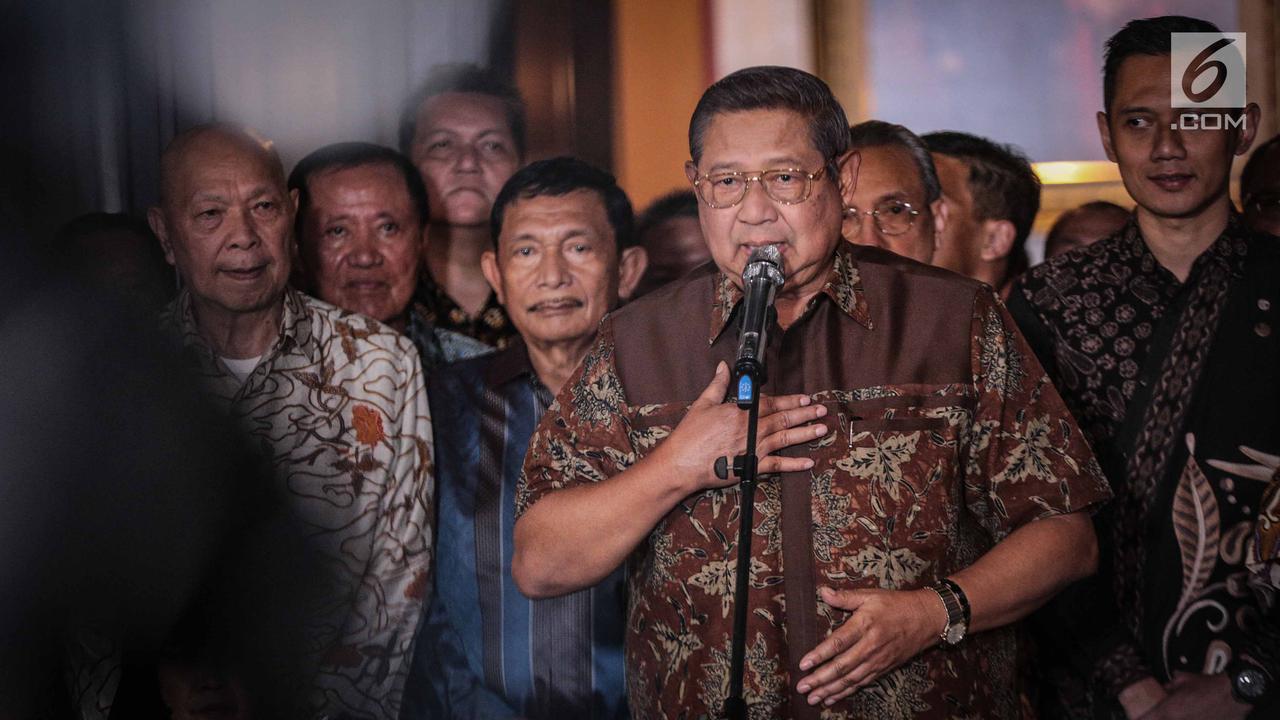 Salam Komando Prabowo dan SBY Usai Bahas Pemilu 2019
