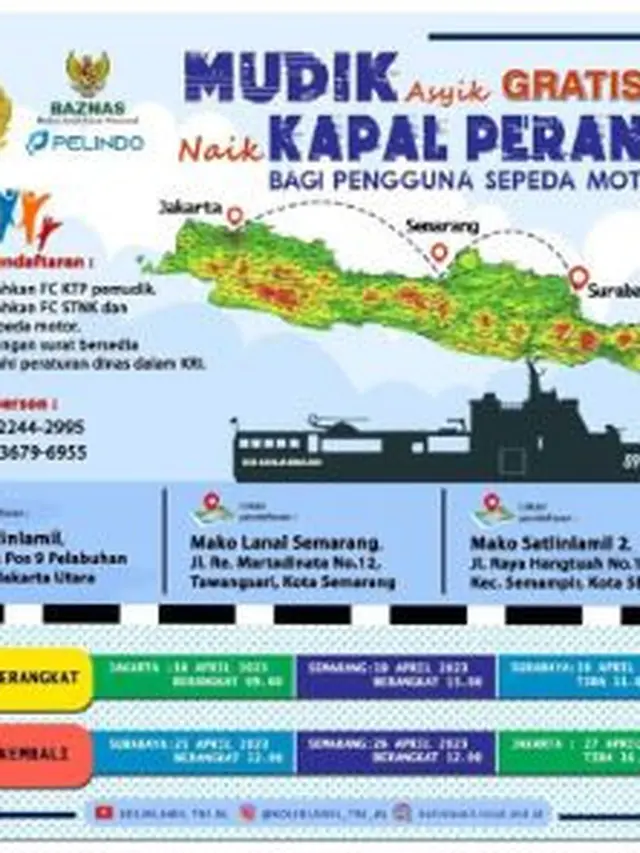 TNI AL mengajak masyarakat mudik dengan kapal perang