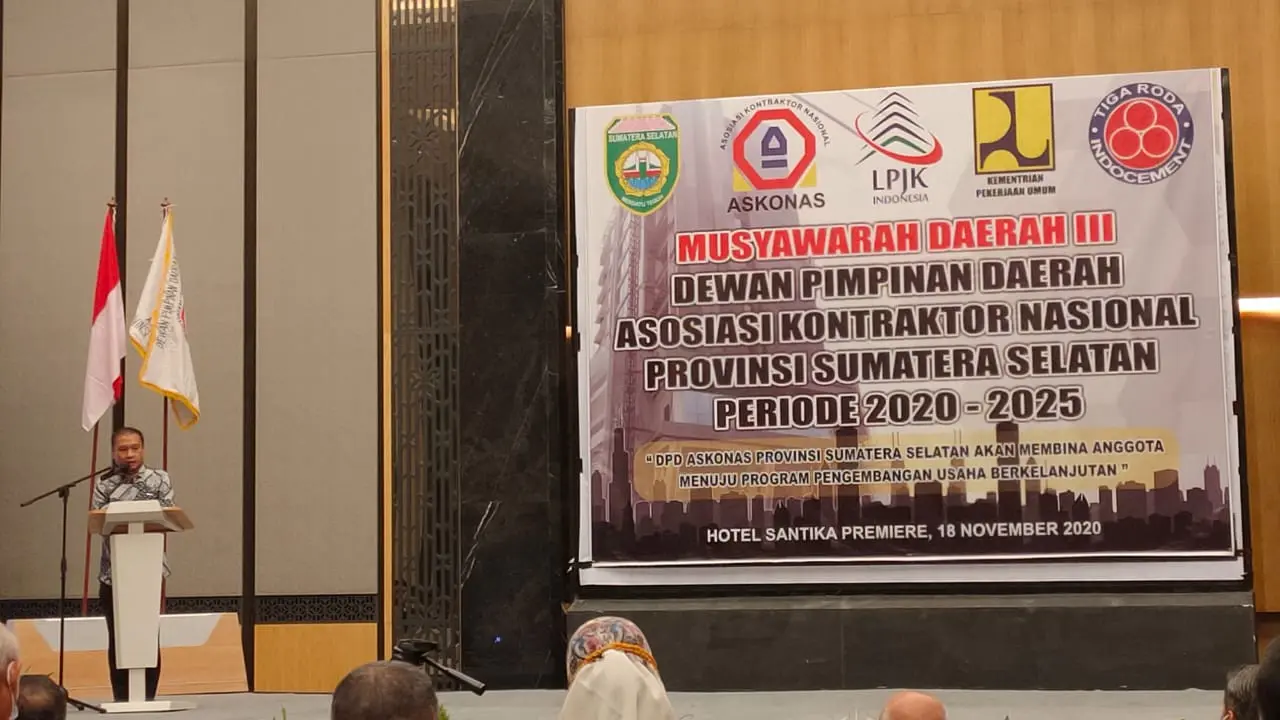 Askonas Sumsel Kantongi Akreditasi Kementrian PUPR