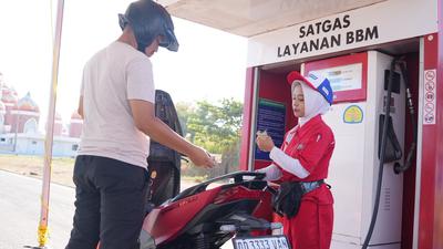 Urai Antrean BBM Makassar, Pertamina Patra Niaga Pasang SPBU Modular