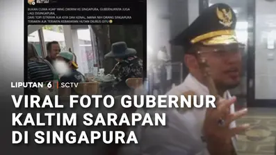 Foto Gubernur Kalimantan Timur, Rudy Mas'ud, yang tengah sarapan di Singapura dan tentunya jadi sorotan publik. Di tengah kabut asap dan kebakaran hutan dan lahan yang masih menjadi persoalan di Kalimantan Timur, keberadaan Gubernur di luar negeri me...