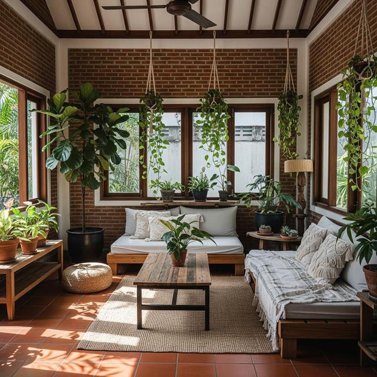 7 Desain Rumah Sederhana tapi Mewah Bergaya Natural Bohemian yang Lagi Tren 2025
