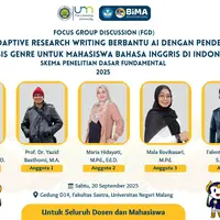 Riset AI diluncurkan Universitas Negeri Malang./copyright istimewa