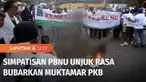 Partai Kebangkitan Bangsa menggelar Muktamar ke-6 di Nusa Dua, Bali, pada 24-25 Agustus 2024. Aksi unjuk rasa oleh sejumlah massa yang mengaku simpatisan PBNU sempat mewarnai pembukaan muktamar.