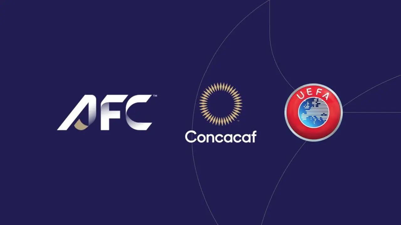 AFC, CONCACAF, dan UEFA