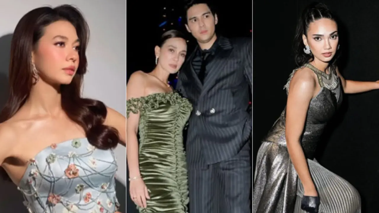 Artis dengan Tampilan Glamor saat Hadir di Acara Penghargaan Drama
