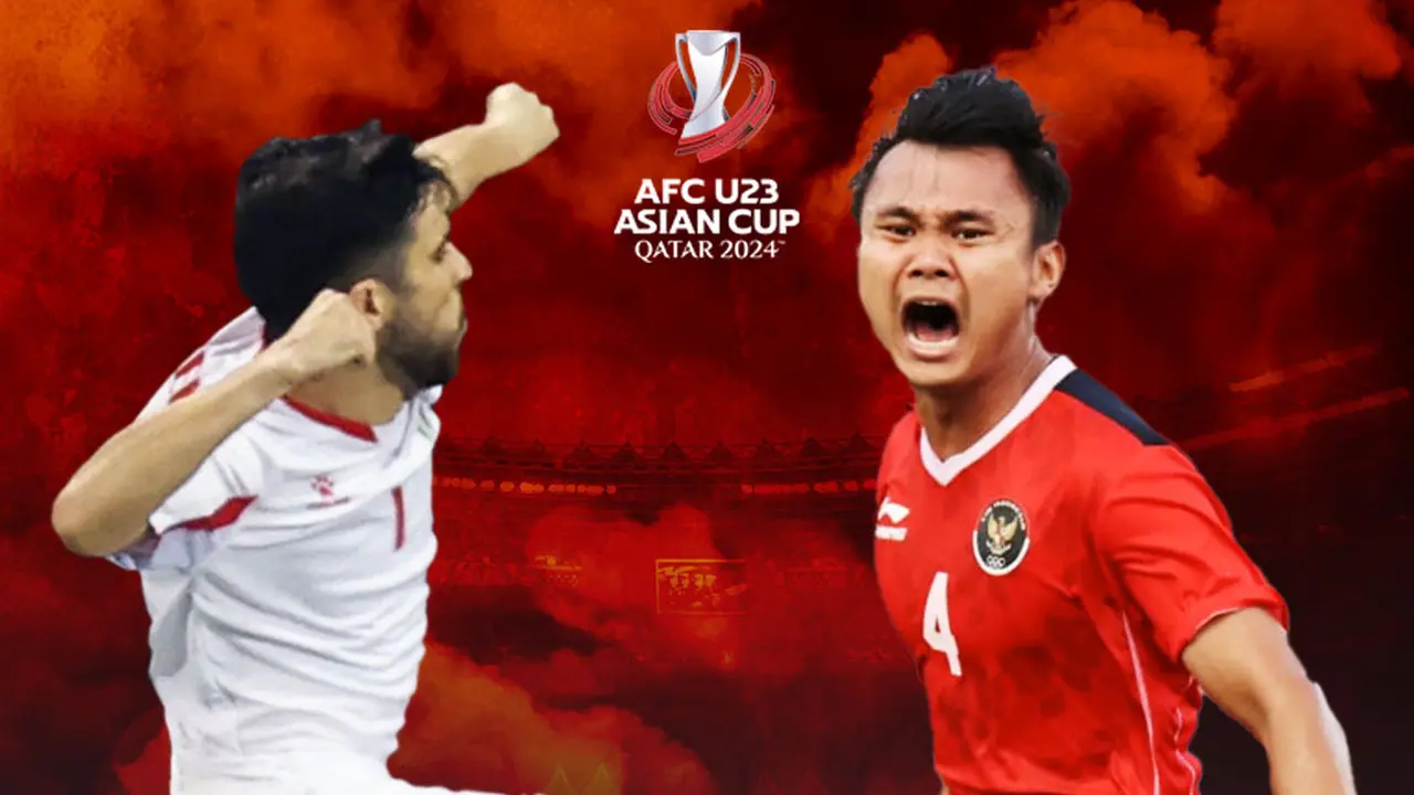 Piala Asia U-23 - Yordania Vs Timnas Indonesia U-23 - Aref Al-Haj Vs Komang Teguh