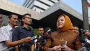 Wardhatul diperiksa sebagai saksi kasus dugaan korupsi penyelenggaraan haji 2012-2013 untuk Tersangka Suryadharma Ali selaku Menteri Agama sekaligus suaminya, Jakarta, Rabu (16/7/2014) (Liputan6.com/Miftahul Hayat)