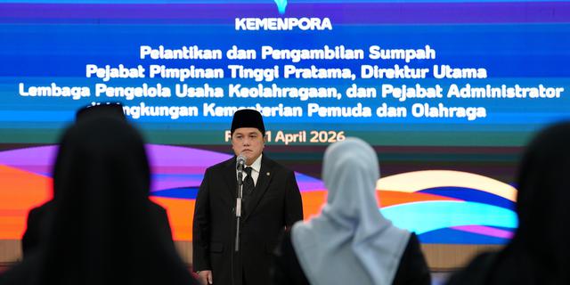 Erick Thohir Lantik Dirut LPUK, Fokus Kelola Aset Kemenpora