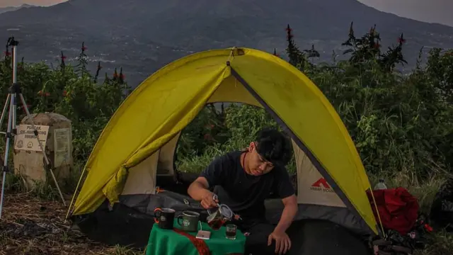 Pendaki Gunung Koromong Baleendah di Bandung