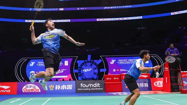 Sabar Karyaman Gutama/Moh Reza Pahlevi Isfahani - China Masters 2024 - Bulu Tangkis