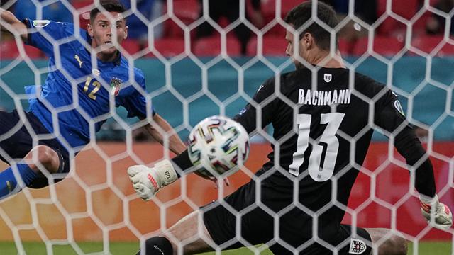 Foto Piala Eropa: Italia Meluncur ke Perempat Final Euro 2020 Setelah Susah Payah Tumbangkan Austria hingga Babak Tambahan
