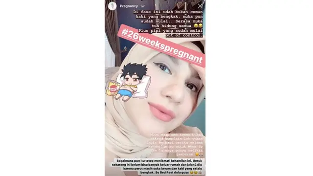 7 Potret Perjalanan Kehamilan Irish Bella Sebelum Bayi Kembarnya Meninggal