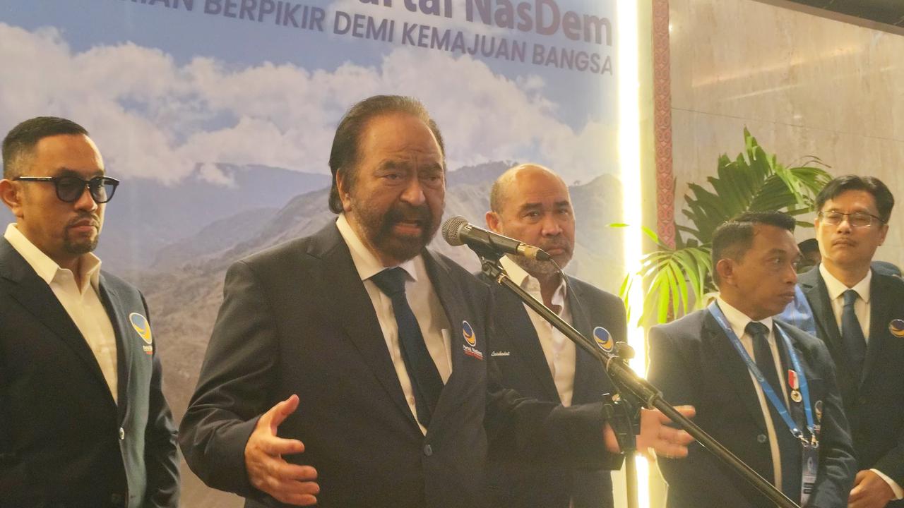 VIDEO: Pidato Menggelegar Surya Paloh Singgung KPK di Rakernas Saat Politisi Nasdem Kena OTT