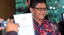 Pelaksana Tugas Sekretaris Jenderal PDIP, Hasto Kristiyanto, saat mendatangi kantor KPK, Jakarta, Senin (9/2/2015). (Liputan6.com/Faisal R Syam)