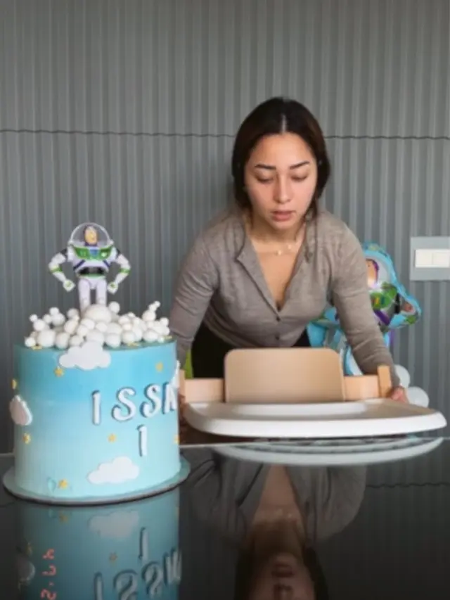 Nikita Willy siapkan kejutan ulang tahun kecil untuk Issa. (Foto: Instagram nikitawillyofficial94)