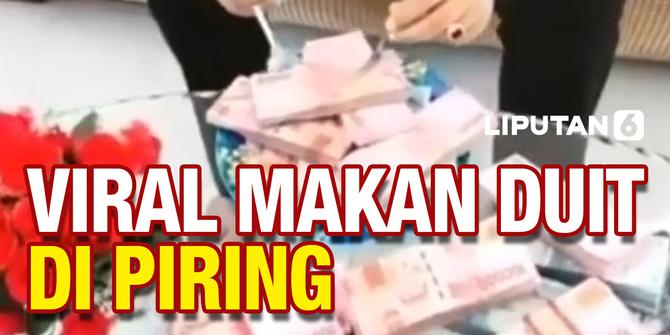 VIDEO: Viral Bos BUMD Tangerang Makan Duit di Piring