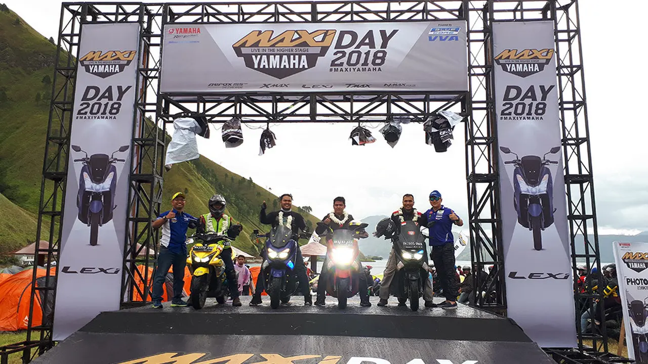 Ngetes Skutik Maxi Sambil CSR, Yamaha Bikin Jelajah Indonesia (Foto: PT YIMM)