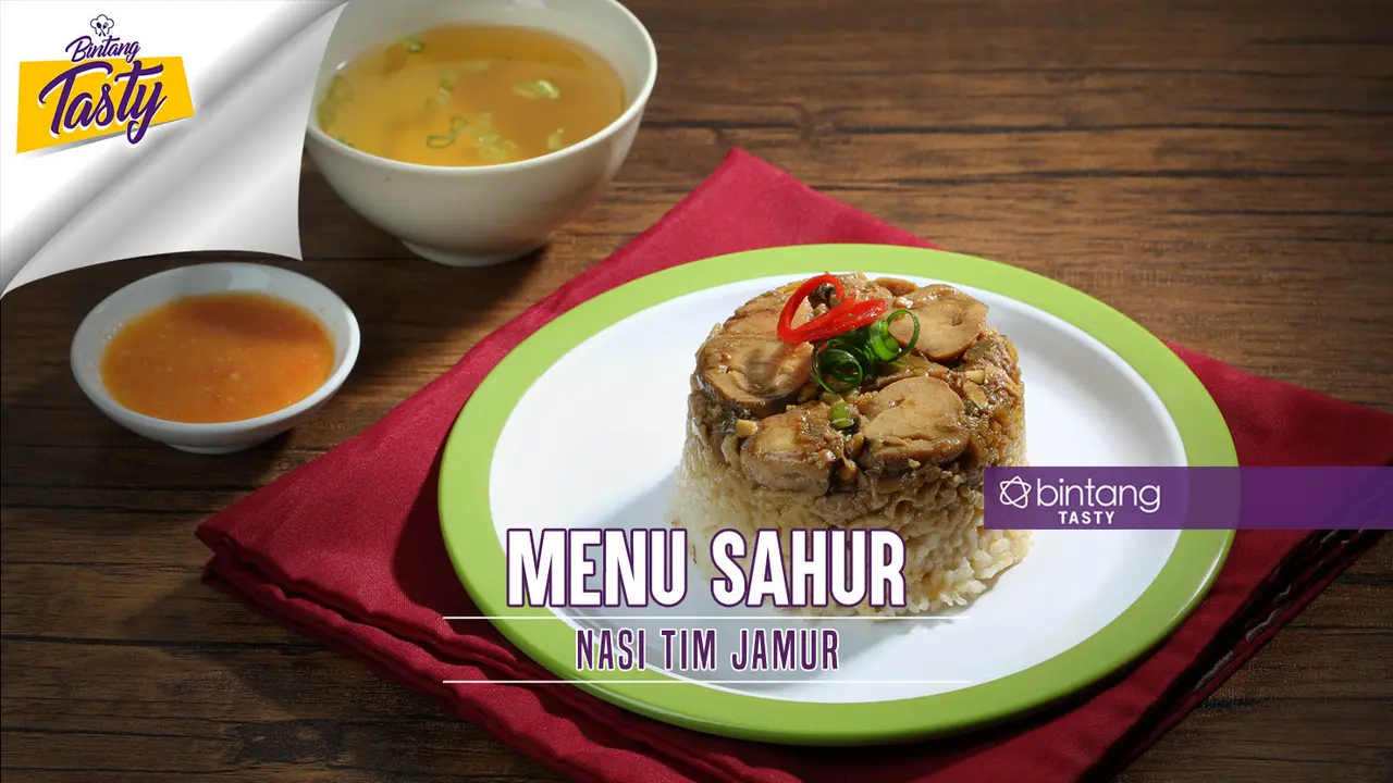 [Bintang] Menu Sahur: Nasi Tim Ayam Jamur