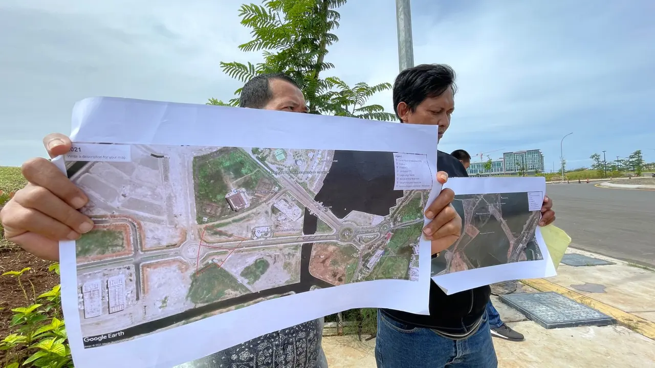 Pengukuran lahan PT Gihon Abadi Jaya tak dihadiri BPN (Liputan6.com/Istimewa)