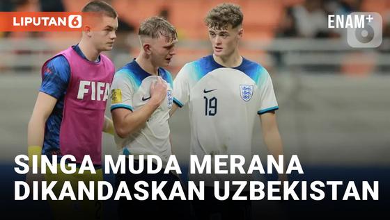 VIDEO: Didepak Uzbekistan dari Piala Dunia U-17, Penggawa Timnas Inggris Tak Kuasa Tahan Tangis