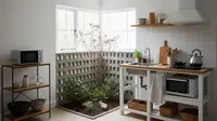 8 Inspirasi Dapur Mungil di Pojok Rumah yang Tetap Nyaman untuk Memasak, Anti Sesak