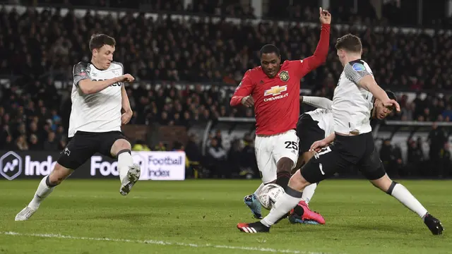 Manchester United vs Derby Country Piala FA