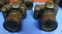 Foto: Canon EOS 5Ds dan EOS 5Ds R (Iskandar/ Liputan6.com)