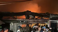 Kebakaran Pasar Taman Puring (Foto: Nanda Perdana Putra/Liputan6.com)