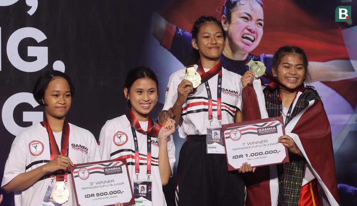 Ajang ini bertujuan untuk menjaring atlet-atlet muda terbaik untuk mengikuti Kejuaraan Dunia Global Association Mixed Martial Arts (MMA) World Championship 2024. (Bola.com/M Iqbal Ichsan)