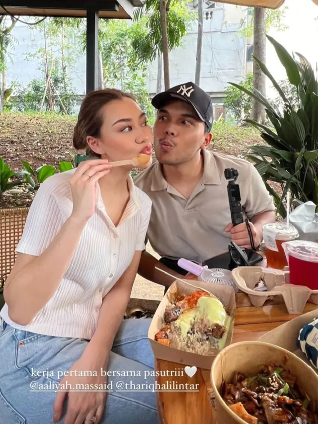 7 Potret Aaliyah Massaid dan Thoriq Setelah Resmi Menikah, Mesra Banget