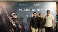 Anas Alimi saat jumpa pers di kawasan Cikini, Jakarta Pusat, Selasa (5/3/2024).