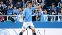 Kazuyoshi Miura, pemain Yokohama FC. (Bola.com/Dok. J1 League)