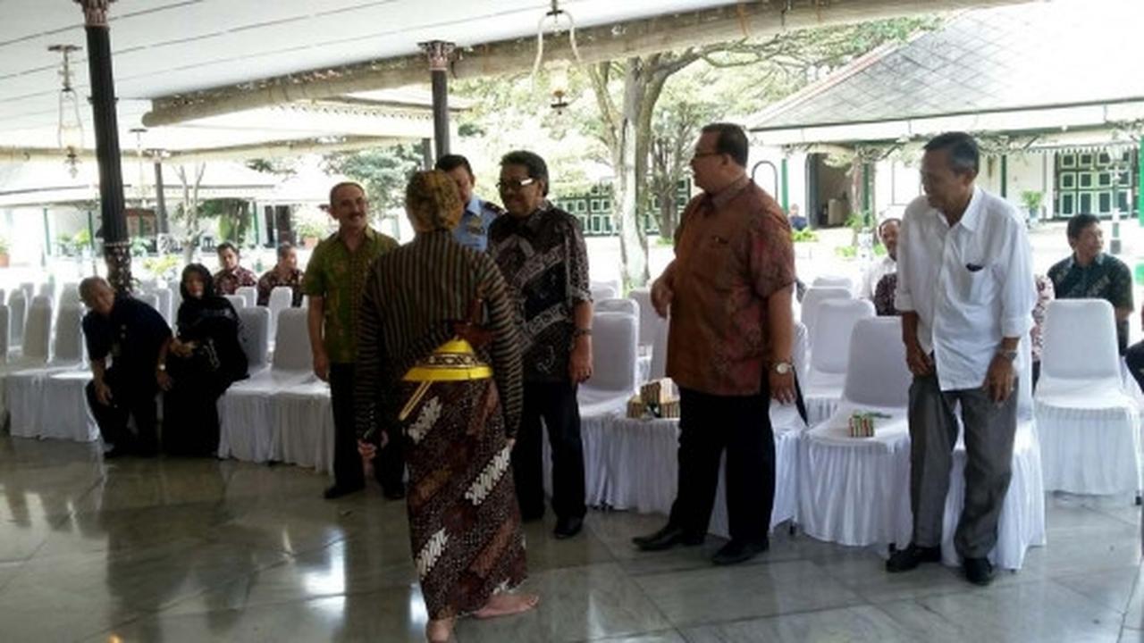 Suasana persemayaman jenazah istri Sri Sultan HB IX di Keraton Yogya