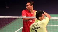 Sony Kalahkan Tommy, Pia/Rizky Tumbang