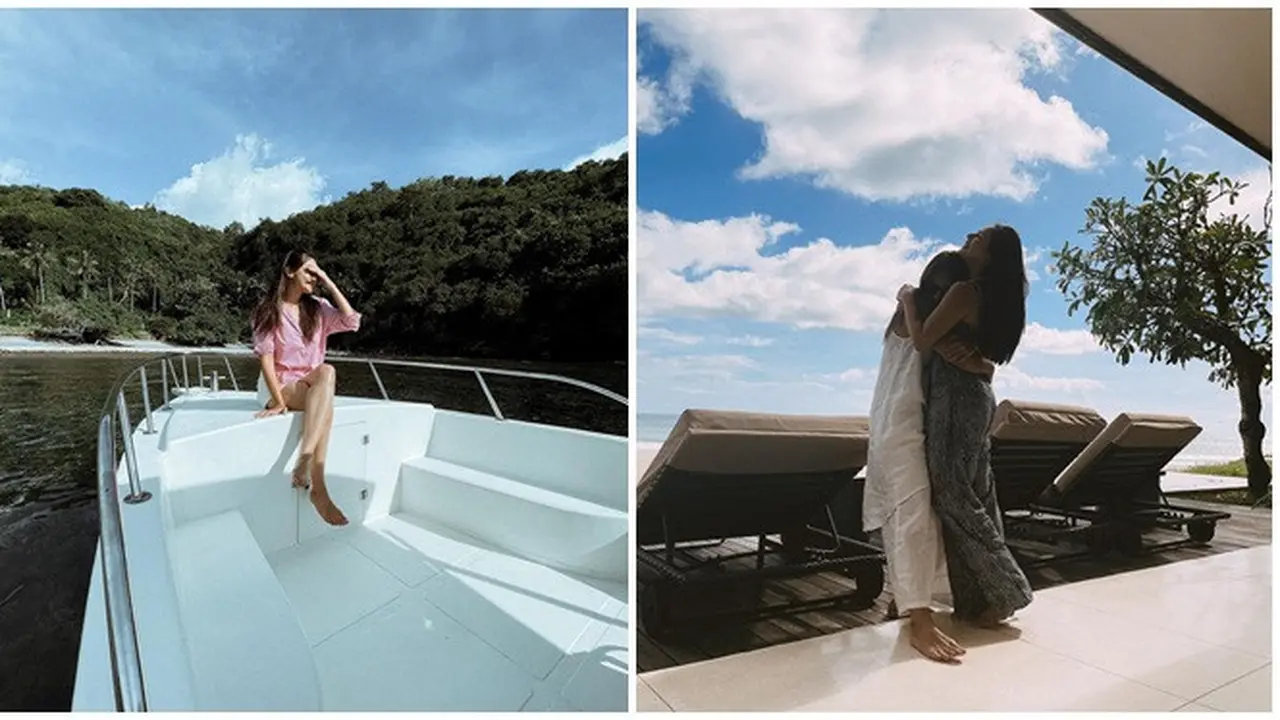 6 Momen Seru Liburan Enzy Storia dan Jessica Mila Agnesia di Bali