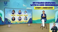 Ulang Tahun ke-89 Unilever Gandeng 100 Finalis Program Every U Does Good To Be Hero Untuk Jadi Sociopreneur. (Geiska Vatikan Isdy).
