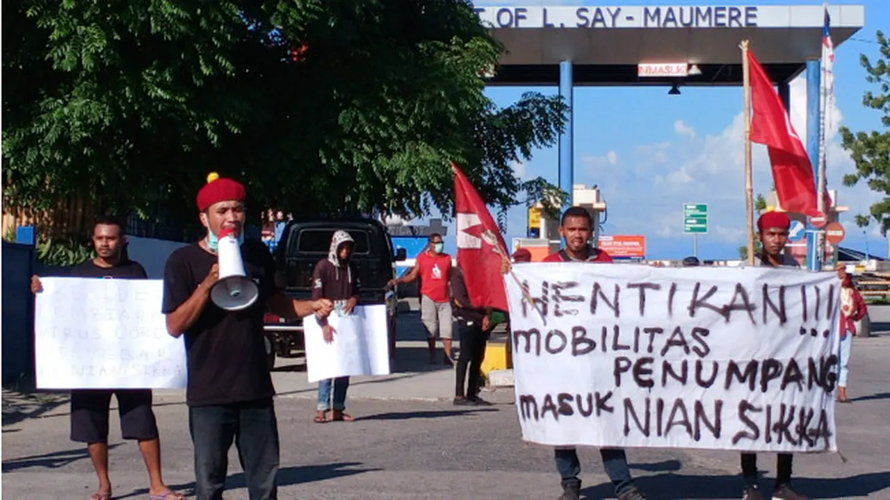 Cegah Penyebaran Corona Covid-19, Aktivis di Sikka Tolak Kedatangan KM Lambelu