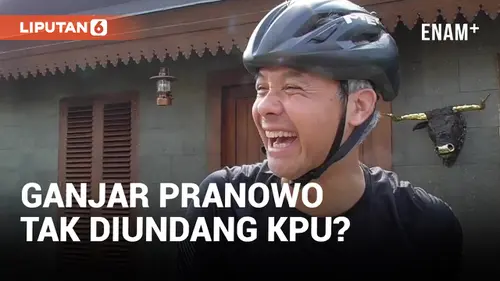 VIDEO: Tidak Diundang KPU, Ganjar Pranowo Pilih Bersepeda