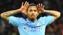9. Gabriel Jesus (Manchester City / 9 Gol dari 16 laga Liga Champions) - Bomber asal Brasil ini belum mampu menghentikan dominasi Sergio Aguero tapi bakatnya terus berkembang dengan mencetak banyak gol. (AFP/Sergei Supinsky)