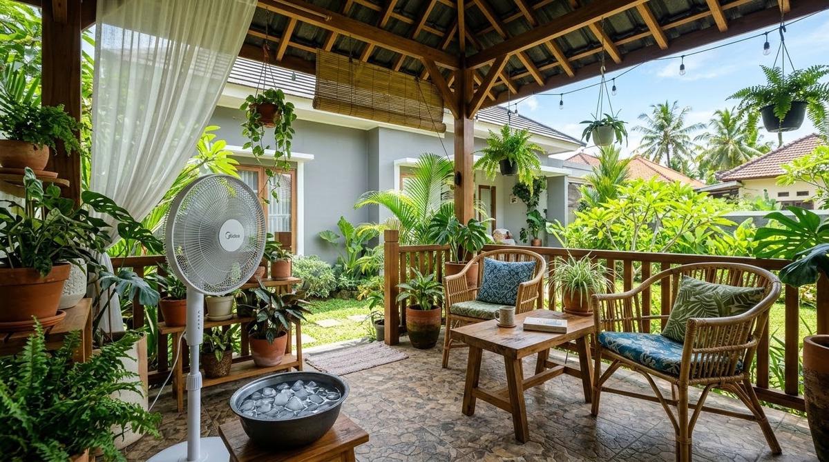 Kipas Angin Portabel untuk Sirkulasi Udara