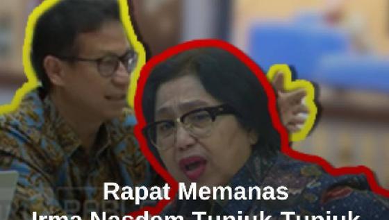 Panas! Irma NasDem Tunjuk-Tunjuk Menkes Ada RS Tolak Peserta BPJS Kesehatan: Bapak Tahu Enggak!