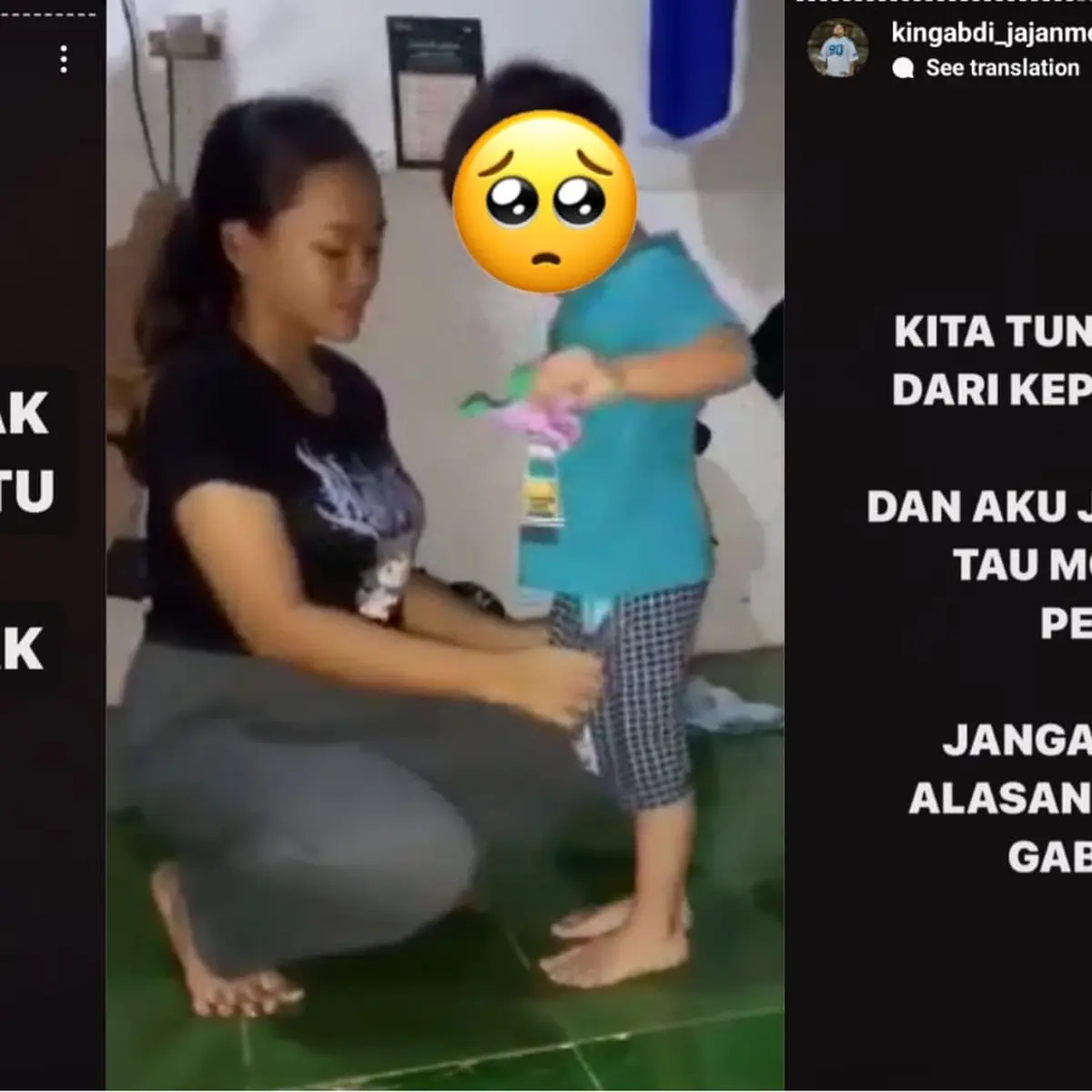Video Viral Ibu dan Anak Baju Biru Bikin Geram Netizen, King Abdi: Wanita  Biadab - Health Liputan6.com