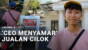 Dijuluki "CEO Menyamar", Pemuda Ini Berjualan Cilok