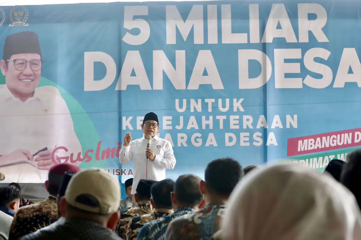 Wakil Ketua DPR RI bidang Korkesra, Abdul Muhaimin Iskandar (Cak Imin), menilai penggunaan dana desa telah membawa dampak yang besar bagi masyarakat Indonesia, dan telah menjadi suatu capaian yang membanggakan (Istimewa)