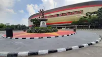 Stadion Manahan Solo setelah selesai dibangun bakal menjadi salah satu venue penyelenggaran Piala Dunia U-20 2021, Jumat (24/1).(Liputan6.com/Fajar Abrori)