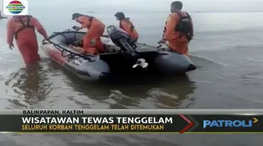 Dua wisatawan yang tenggelam saat berenang di kawasan objek wisata Pantai Segara Sari, Balikpapan, Kalimantan Timur, ditemukan tak bernyawa.