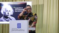 Sekjen PDIP Hasto Kristiyanto saat menghadiri diskusi mengenai geopolitik Soekarno di Universitas Paramadina, Jakarta, Selasa (21/3/2023). (Dok. Istimewa)