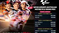 Jadwal Live Streaming SPOTV: MotoGP 2024 Round 17 - Qatar Airways Australian Motorcycle Grand Prix Pekan Ini di Vidio