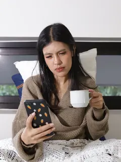 Penggunaan media sosial./Copyright Fimela - Risang Abel